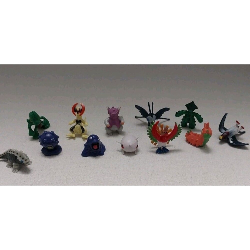 Pokemon Figures Collection Of  12 Different Figures